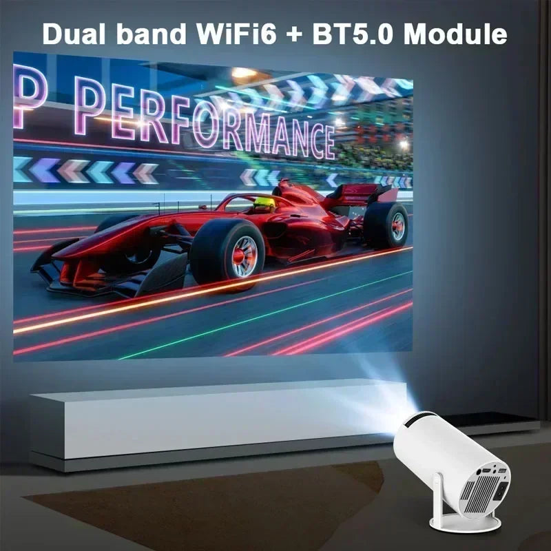 Magcubic HY300 Pro + Projector 4K 720P With 5W Speaker Android 11 8000 Lumens WiFi 6 BT5.4 Outdoor Video Home Theater Projector