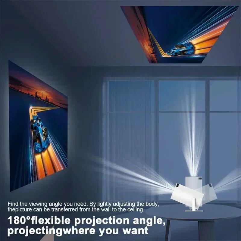 Magcubic HY300 Pro + Projector 4K 720P With 5W Speaker Android 11 8000 Lumens WiFi 6 BT5.4 Outdoor Video Home Theater Projector