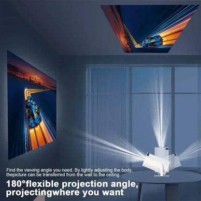 Magcubic HY300 Pro + Projector 4K 720P With 5W Speaker Android 11 8000 Lumens WiFi 6 BT5.4 Outdoor Video Home Theater Projector